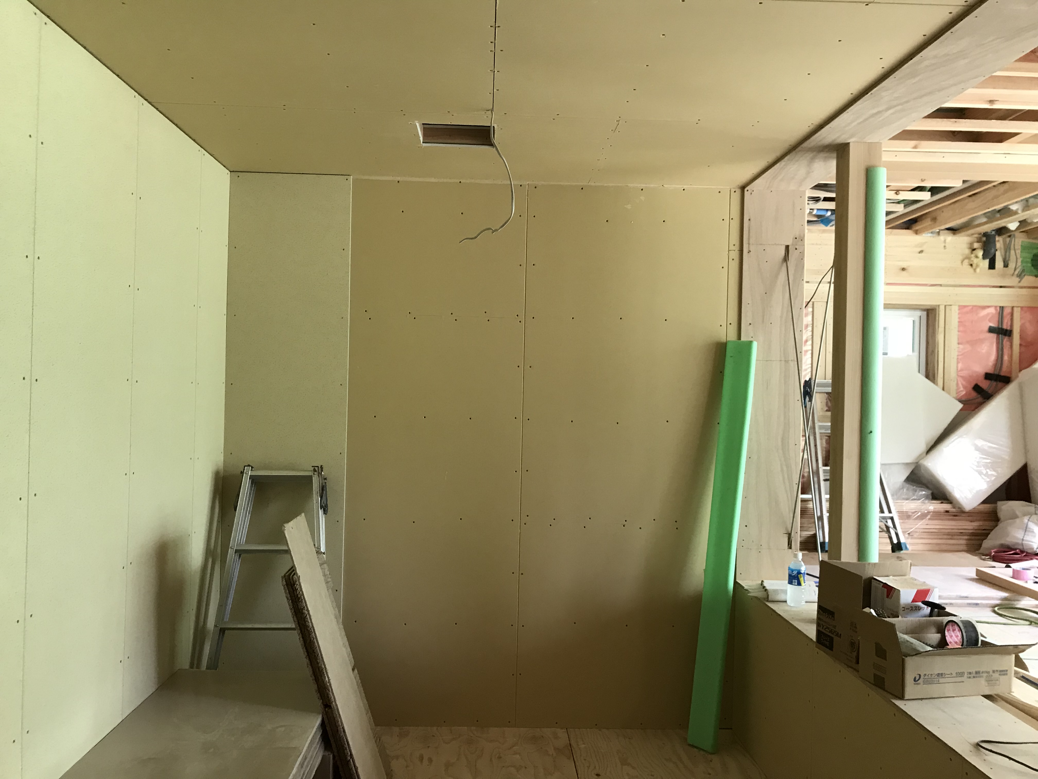 音楽室のある家 02 そよ風のある家 今週の現場